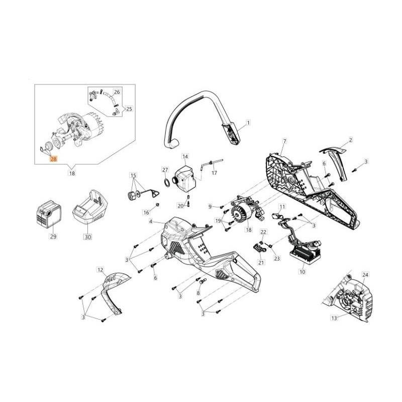 ORIGINAL EMAK WORM SCREW KIT LR000091R
