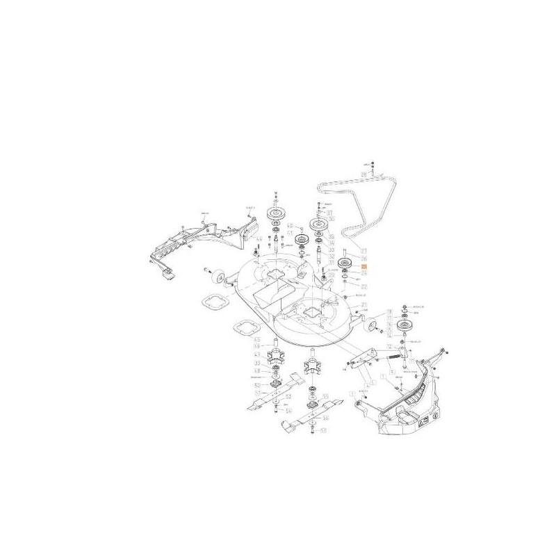 POULIE TENDEUR ORIGINALE EMAK TS000006R