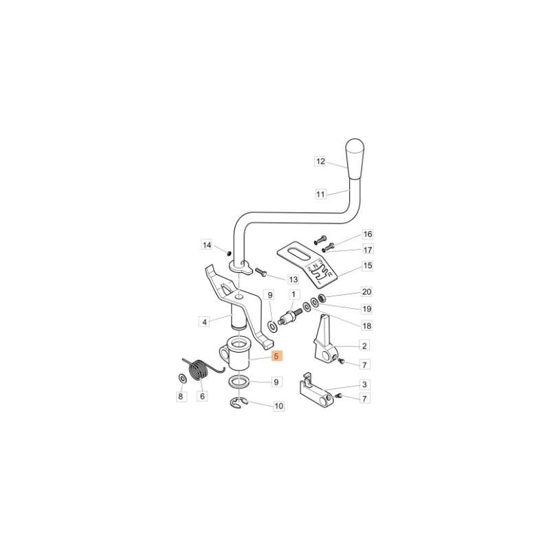 SUPPORT D'ORIGINE EMAK YF1375027