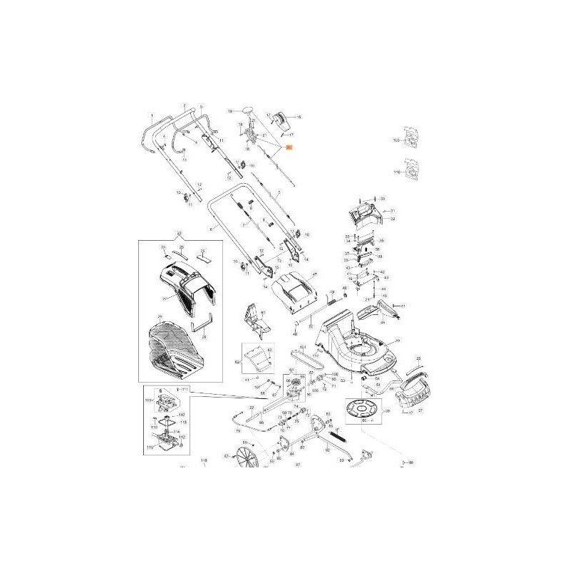 KOMPLETTER BESCHLEUNIGER ORIGINAL EMAK 66060586R