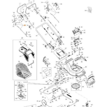 ACCÉLÉRATEUR COMPLET ORIGINAL EMAK 66060596R | Newgardenstore.eu
