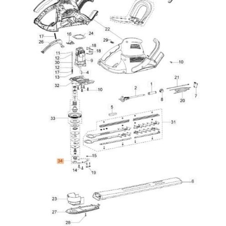 SUPPORT D'ORIGINE EMAK K45990861 | Newgardenstore.eu