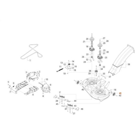 ORIGINAL CUTTING WHEEL EMAK AK514887 | Newgardenstore.eu