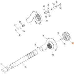 VENTILADOR ORIGINAL EMAK 61240211AR | Newgardenstore.eu
