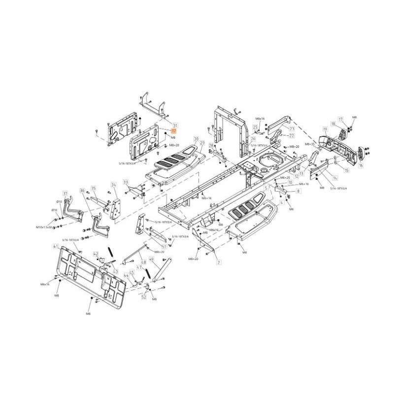 SOPORTE DE ASIENTO ORIGINAL EMAK TS000182R