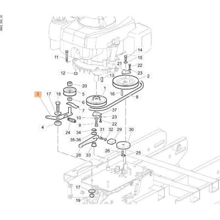 TENSOR DE CORREA EMAK ORIGINAL YF1430035 | Newgardenstore.eu