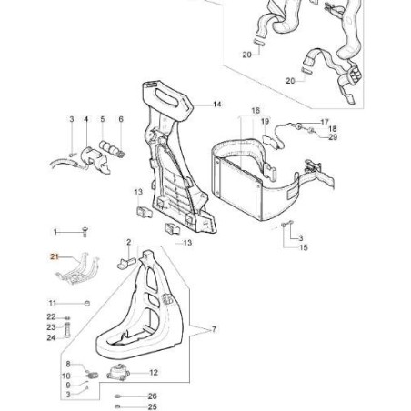 SUPPORT D'ORIGINE EMAK 61250131R | Newgardenstore.eu