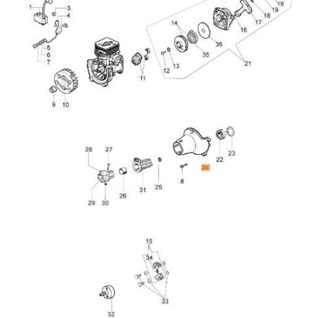 CONVOGLIATORE ORIGINALE EMAK 61170105BR | Newgardenstore.eu