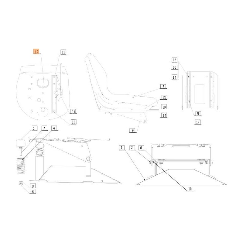 ORIGINAL SEAT SWITCH EMAK SGN532150990