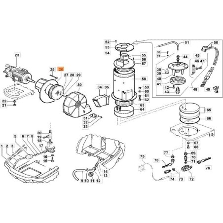 ORIGINAL CONVEYOR EMAK CH04660031 | Newgardenstore.eu