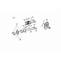 ALBERO CAMME ORIGINALE EMAK L66151628 | Newgardenstore.eu