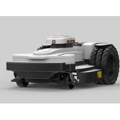 AMBROGIO 4.36 ELITE RTK robot lawnmower with antenna and ULTRA PREMIUM power unit