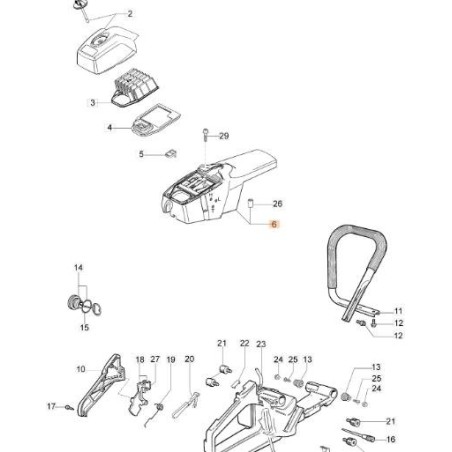 TAPA DE CILINDRO ORIGINAL EMAK 50200012AR | Newgardenstore.eu
