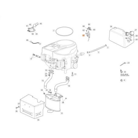 ACCELERATORE ORIGINALE EMAK G182000221E0R | Newgardenstore.eu