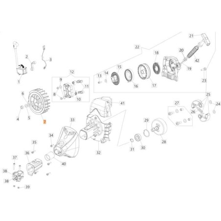 VOLANT D'ORIGINE EMAK 61400087R | Newgardenstore.eu