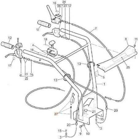 TRANSMISSION D'ORIGINE EMAK 68710099R | Newgardenstore.eu