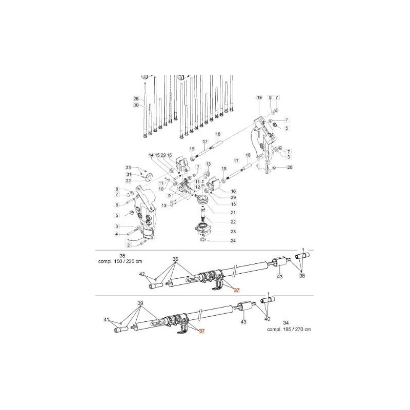 ABRAZADERA COMPLETA ORIGINAL EMAK CS61600020