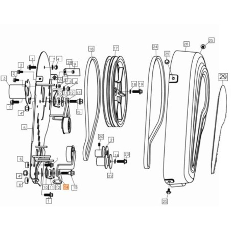 TENSOR DE CORREA EMAK ORIGINAL L66151133 | Newgardenstore.eu