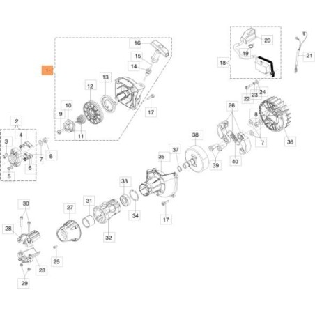 TAPA DE ARRANQUE ORIGINAL EMAK 61332012R | Newgardenstore.eu