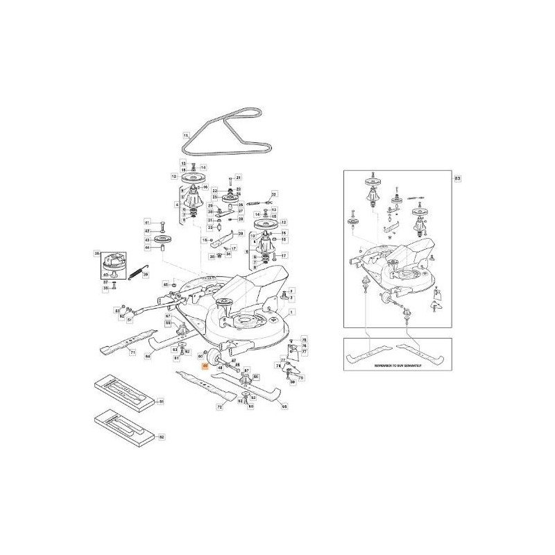 ANTI-SCALP WHEEL Ã˜ 90 ORIGINAL EMAK G182700006E0R
