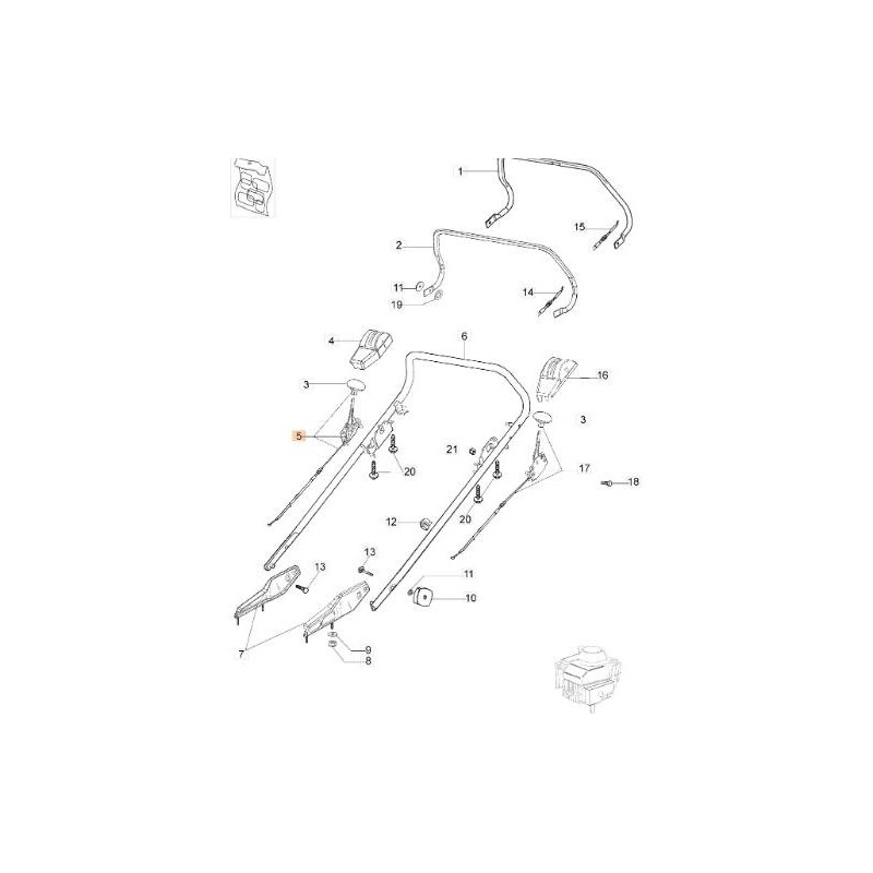 COMPLETE ACCELERATOR ORIGINAL EMAK 8203545R