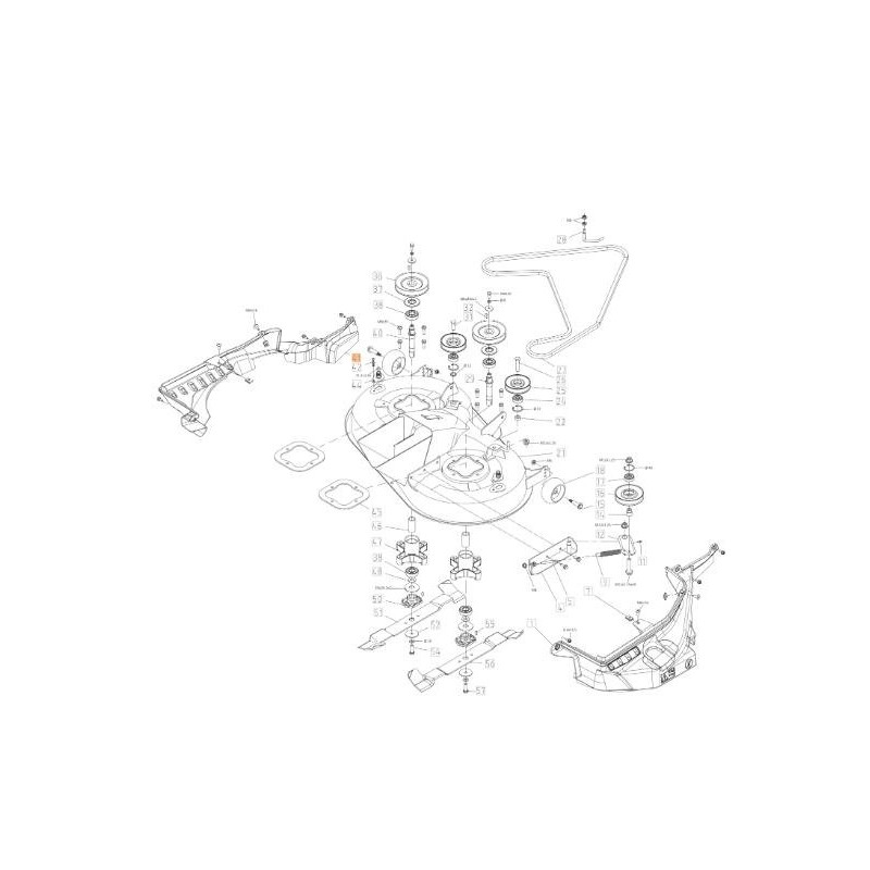 COUVERCLE DE COURROIE GAUCHE D'ORIGINE EMAK TS000088R
