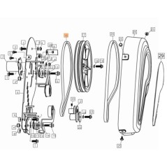CORREA TRAPEZOIDAL PARA TRANSMISIÓN EMAK ORIGINAL L66151135