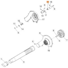 ADATTATORE ORIGINALE EMAK 61280262R | Newgardenstore.eu