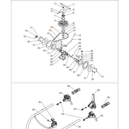 CINGHIAGGIO ORIGINALE EMAK PB0306030023 | Newgardenstore.eu