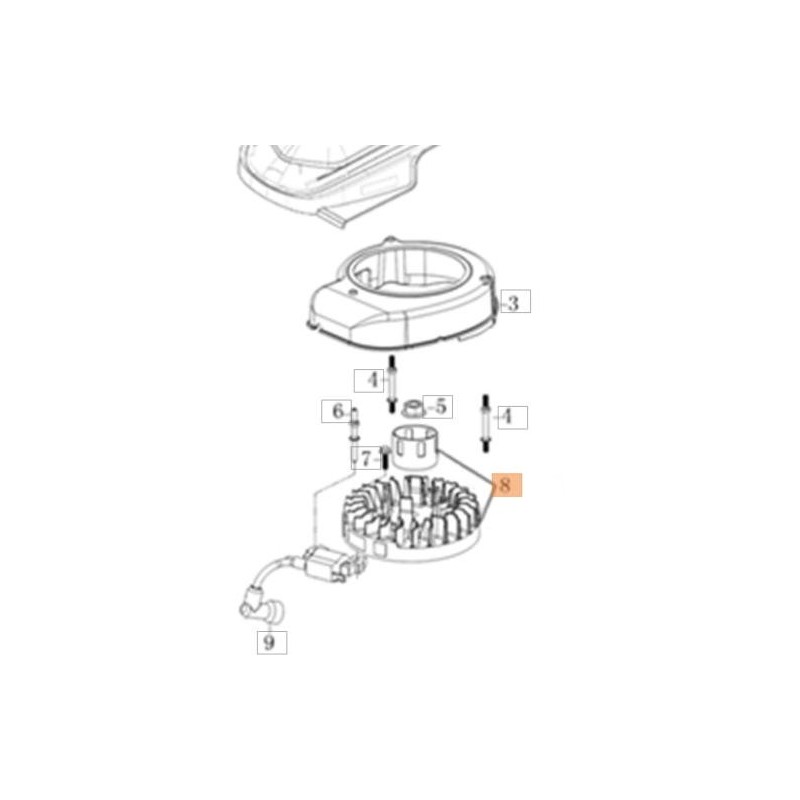 VOLANT ORIGINAL EMAK L66151552