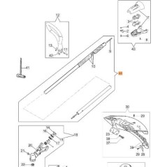 KIT DE TRANSMISIÓN ORIGINAL EMAK 61240451 | Newgardenstore.eu