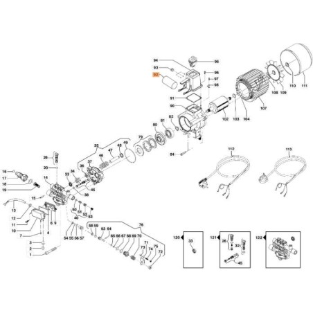 CONDENSATEUR D'ORIGINE EMAK CH04340045 | Newgardenstore.eu
