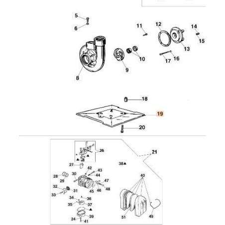 SUPPORT D'ORIGINE EMAK 340000034BR | Newgardenstore.eu