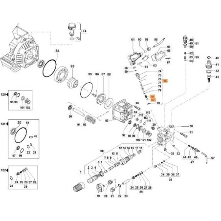 KIT DE TIGE D'ARRÊT TOTAL EMAK ORIGINAL CH01110006C | Newgardenstore.eu
