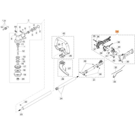 KIT IMPUGNATURA ORIGINALE EMAK 61400186 | Newgardenstore.eu