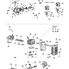 ORIGINAL FLYWHEEL EMAK 365200277R | Newgardenstore.eu