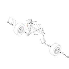 ORIGINAL FRONT AXLE EMAK TS000205R