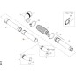 BLOWER TUBE WITH FINAL COUPLINGS ORIGINAL EMAK CFI2413600