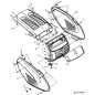 ORIGINAL EMAK HEADLIGHT C7312118A