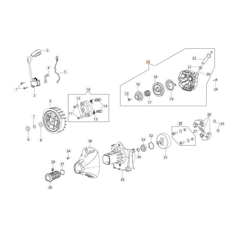 TAPA DE ARRANQUE ORIGINAL EMAK 61402089R
