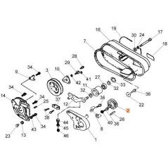 PULEGGIA MOTORE ORIGINALE EMAK YF1325047 | Newgardenstore.eu