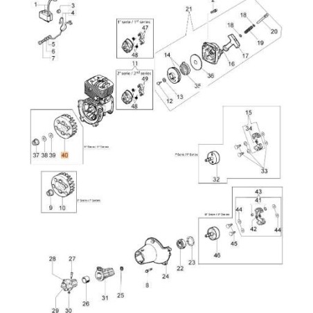 VOLANT D'ORIGINE EMAK 61280109R | Newgardenstore.eu