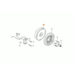 VOLANT MOTEUR ORIGINAL EMAK L66151861 | Newgardenstore.eu