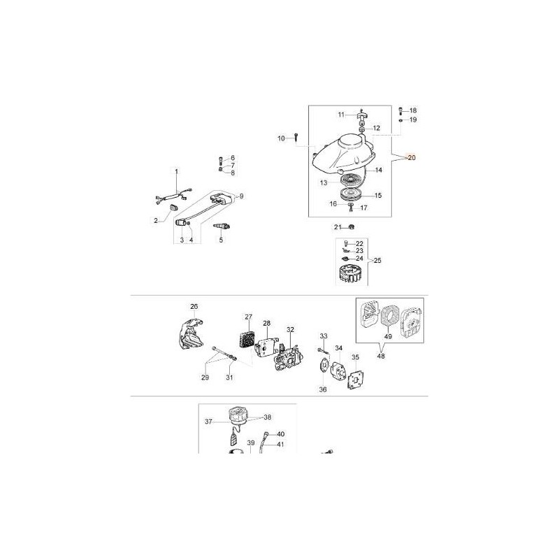 CONVOGLIATORE AVVIAMENTO ORIGINALE EMAK 58042013BR