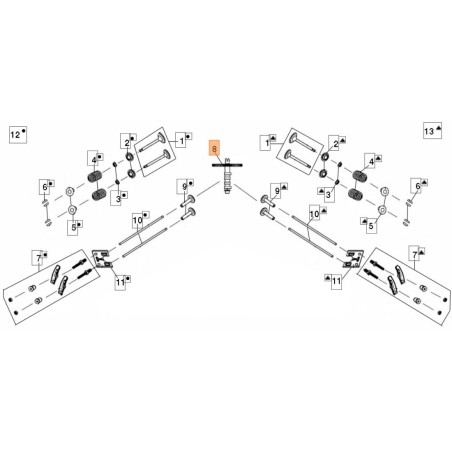 ALBERO CAMME ORIGINALE EMAK L66151103 | Newgardenstore.eu