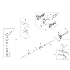 TRANSMISSION FLEXIBLE COMPLÈTE ORIGINALE EMAK BF000136R | Newgardenstore.eu
