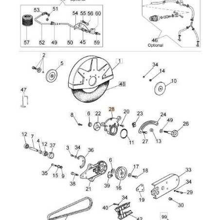 SUPPORT D'ORIGINE EMAK 52010025AR | Newgardenstore.eu
