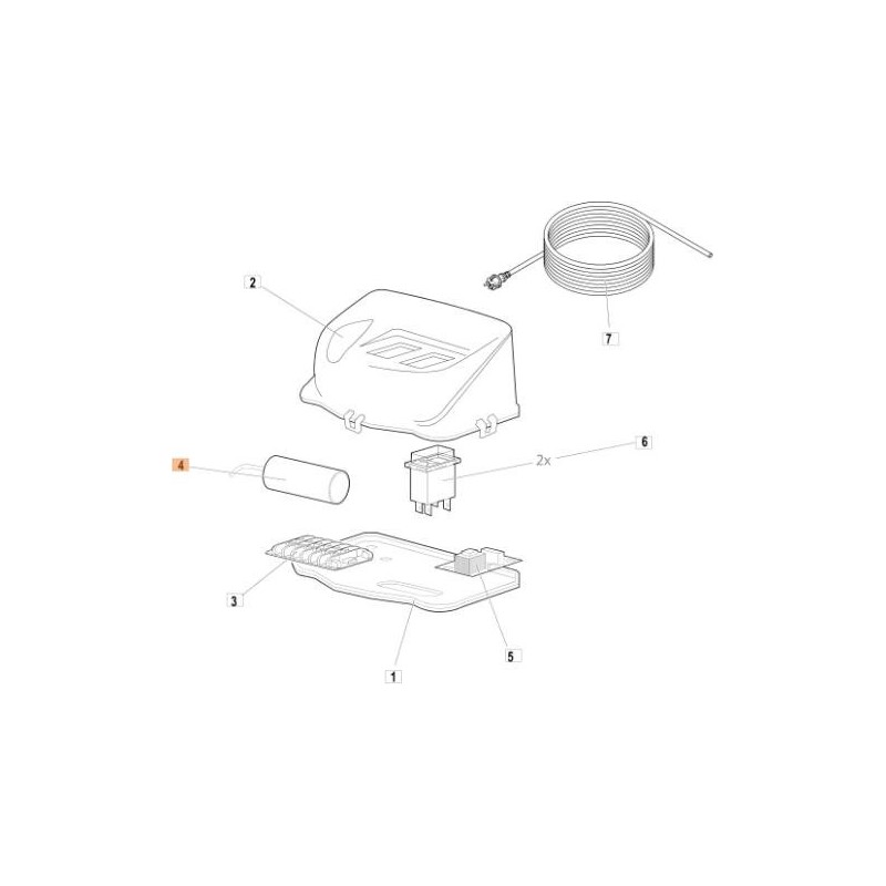 CONDENSATEUR ORIGINAL EMAK CH04340319