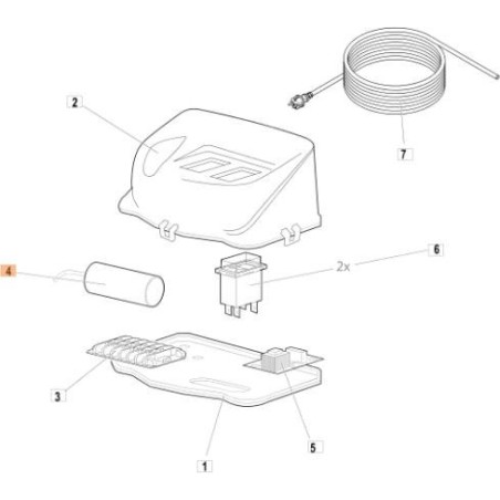CONDENSATORE ORIGINALE EMAK CH04340319 | Newgardenstore.eu