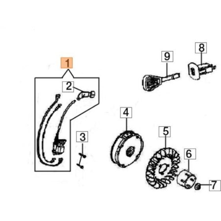 ORIGINAL COIL EMAK L66150490 | Newgardenstore.eu